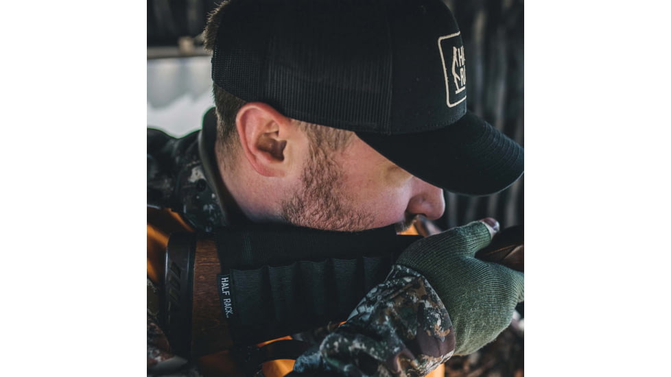 HALF RACK Rhame Buttstock Ammo Carrier, Black, Small, HR1121