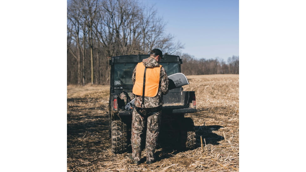 HALF RACK Wildcat Long Gun Large Case, Rifle, Dark Grey/Light Grey/Orange, Large, HR1020