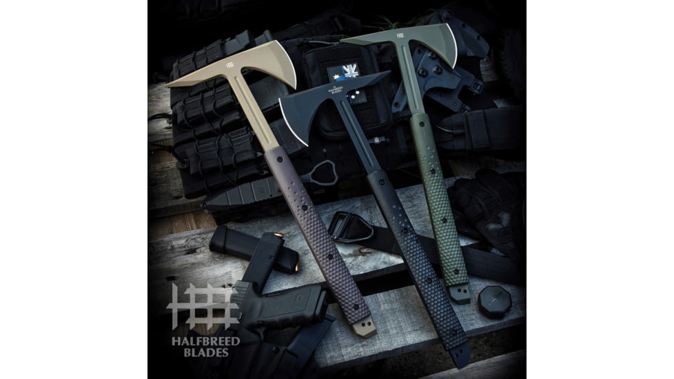 Halfbreed Blades Large Breaching Axe Dark Earth