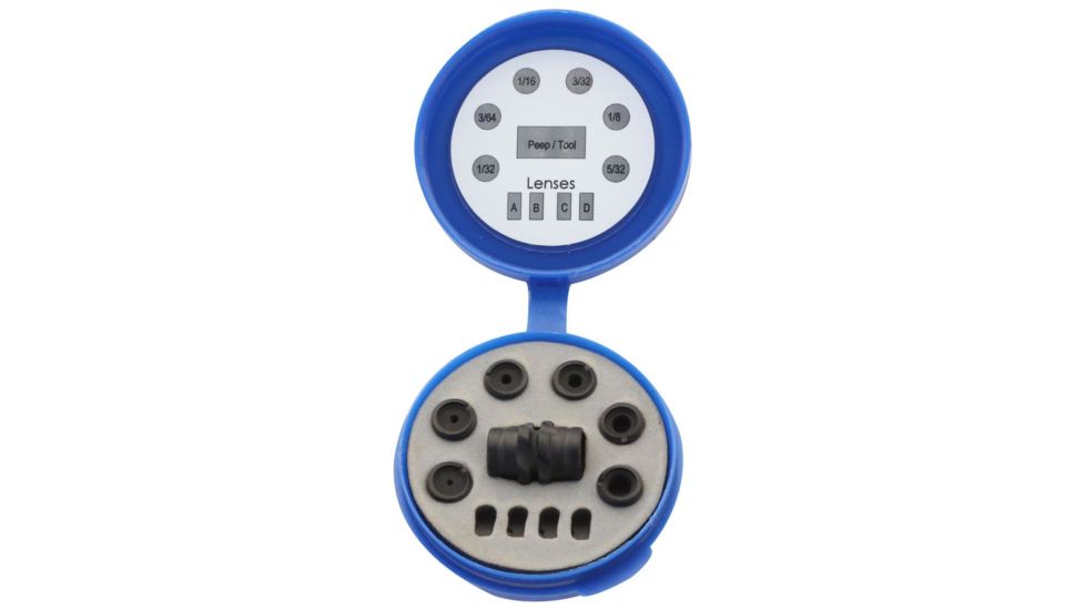 Hamskea Insight Peep Kit Standard 6 Apertures/Peep, Blue, Assorted, PEEP060