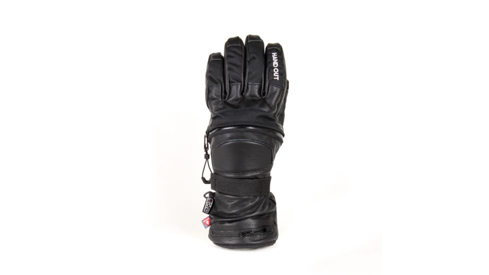 Hand Out Gloves Pro Glove Pockets, Unisex, Black Zipper, Small, HOP-GSBP