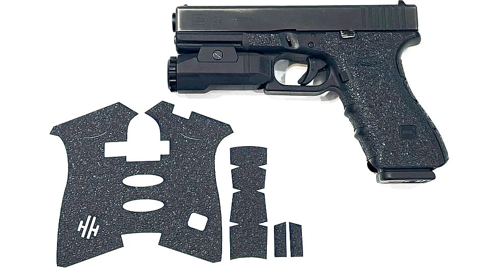 Handleitgrips Glock 17/22/34/35 Gen 4 Pistol Grip Tape Wrap, Rubber, Black, 615499527039