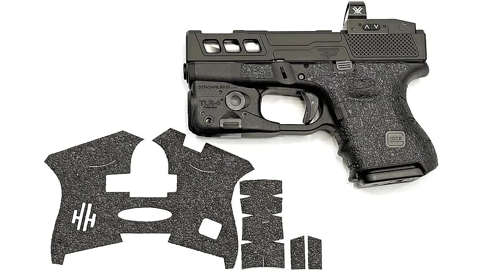 Handleitgrips Glock 26/27/28/33/39 Gen 3 Pistol Grip Tape Wrap, Rubber, Black, 610877717460
