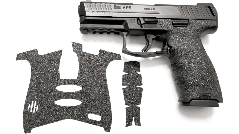 Handleitgrips H&amp;K VP9 Pistol Grip Tape Wrap, Black, 713289042226