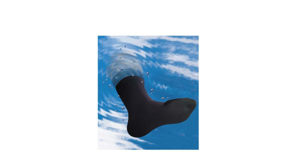 Hanz Waterproof All Season Socks, MD, Black, Black, Medium, HANZ-21093
