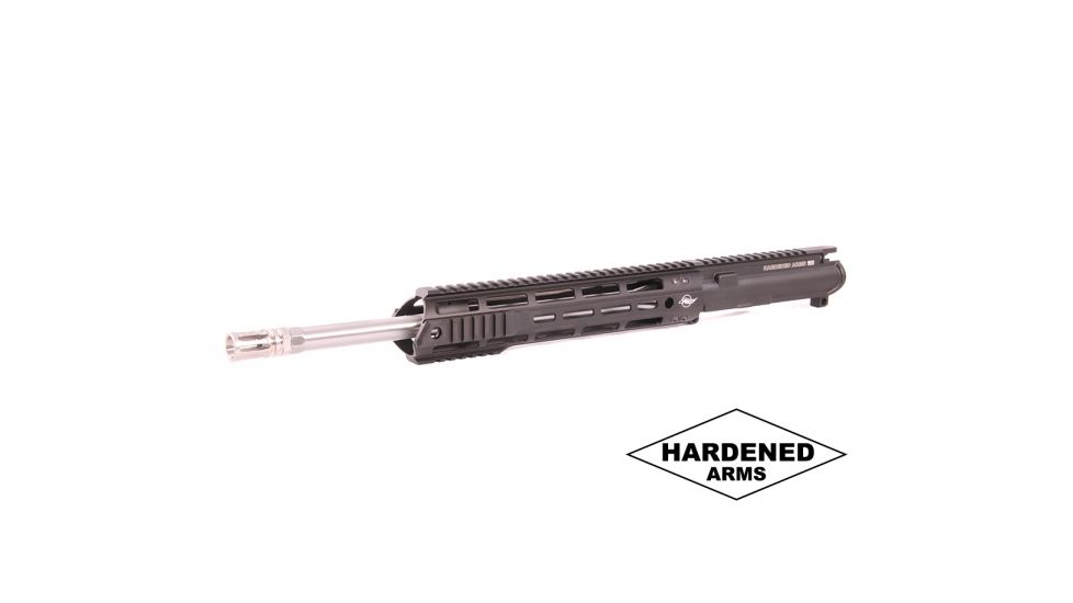 Hardened Arms Upper Receiver Assembly, AR-15, .223 Wylde, 16 inch Barrel, SOCOM Profile, Mid-Length, 1/8 Twist, 1/2x28 Thread, 12 inch Talon Handguard, A2 Flash Hider, Black upp0130