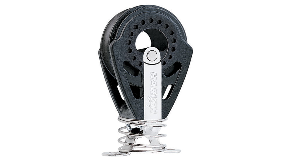 Harken 40mm Carbo Block w/Spring &amp; Eyestraps, 2652
