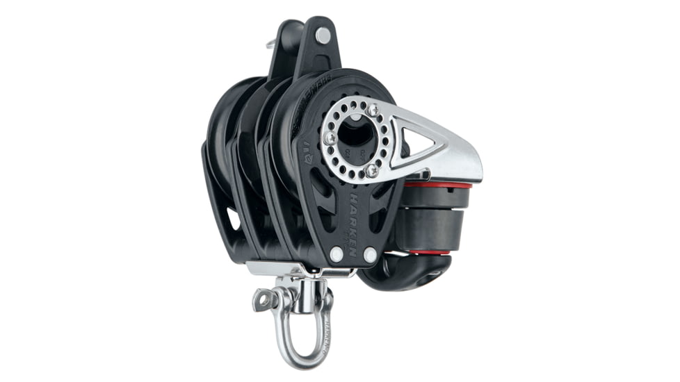 Harken 57mm Triple Carbo Block - Swivel, Becket, Cam Cleat, 2141