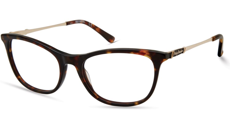 Harley Davidson Eyewear HD0549 Eyeglass Frames - Dark Havana Frame Color