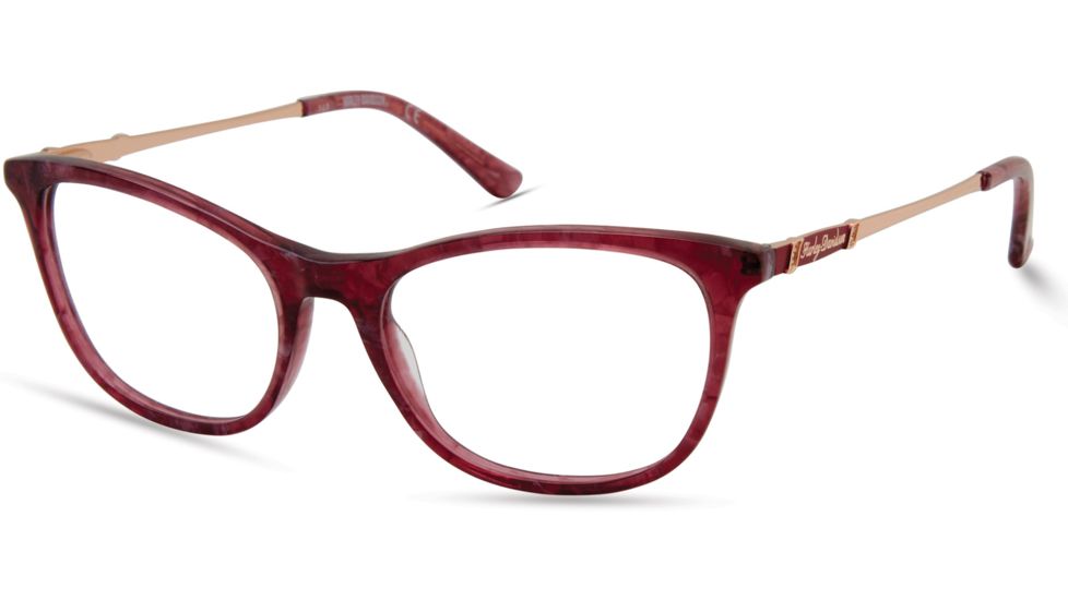 Harley Davidson Eyewear HD0549 Eyeglass Frames - Violet Frame Color