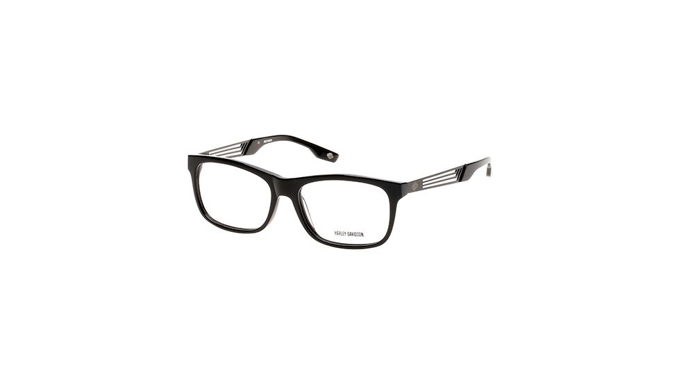 Harley Davidson Eyewear HD0726 Eyeglass Frames - Shiny Black Frame Color