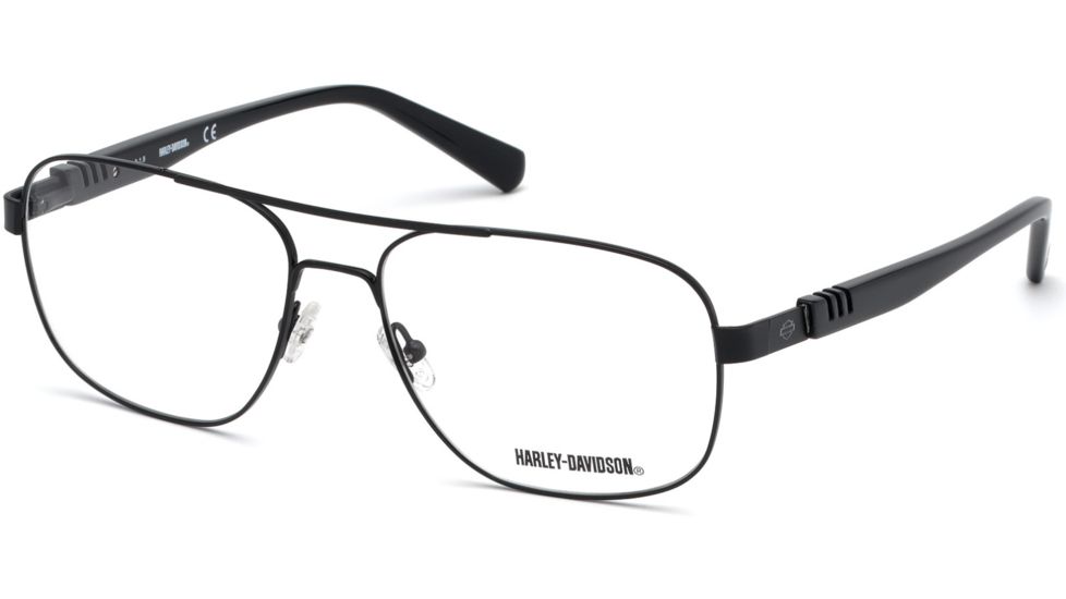 Harley Davidson Eyewear HD0783 Eyeglass Frames - Matte Black Frame Color, Matte Black Lens Color