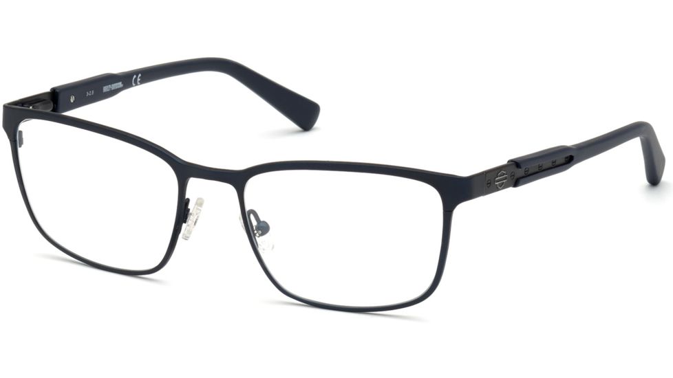 Harley Davidson Eyewear HD0789 Eyeglass Frames - Matte Blue Frame Color