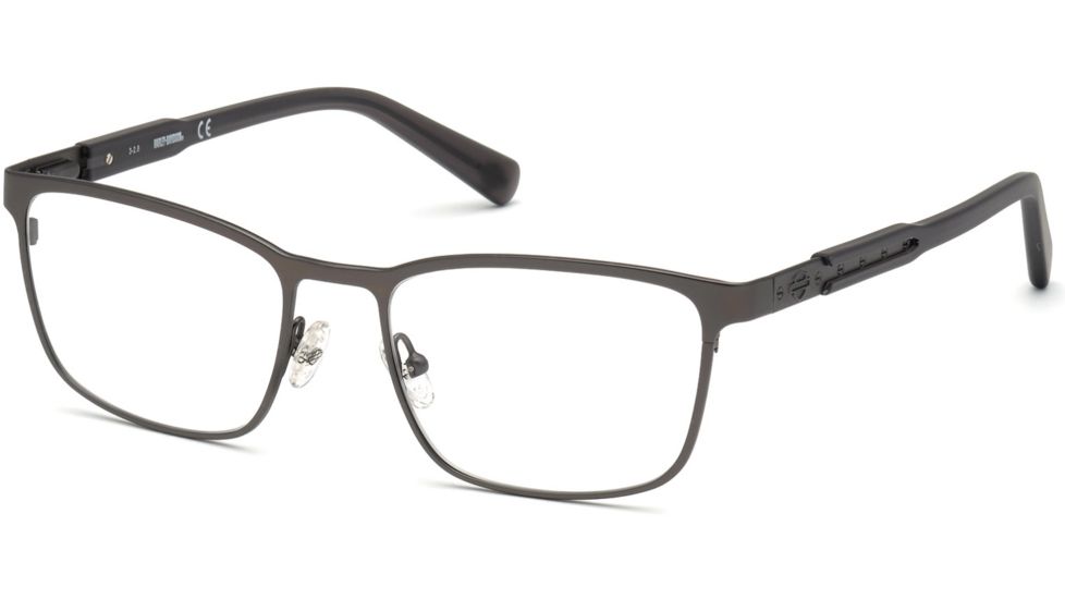 Harley Davidson Eyewear HD0789 Eyeglass Frames - Shiny Gumetal Frame Color