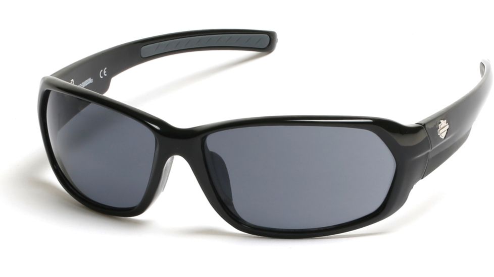 Harley Davidson Eyewear HD0913X Progressive Prescription Sunglasses HD0913X6301A - Lens Diameter 63 mm, Frame Color Shiny Black