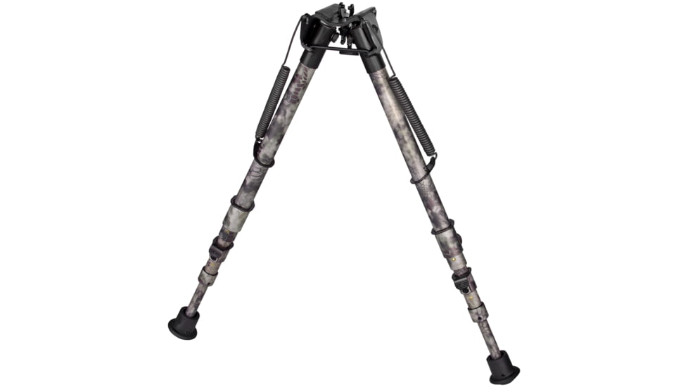Harris Engineering Highlander Sporting BiPod with Solid Base, 13.5-27 in, Kryptek, 1A2-25C Camo