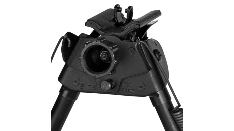 Harris Engineering Sporting BiPod Rotate Self Leveling with Hinged Base, 9-13 in, Black, S-L2