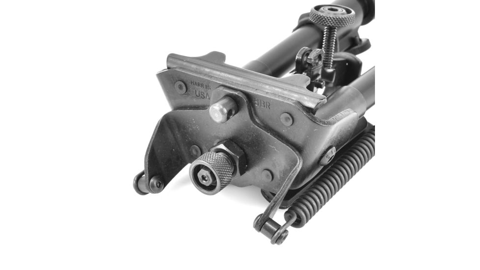 Harris Engineering Ultralight Hinged Base 6-9 Inch Bipod, Black BR