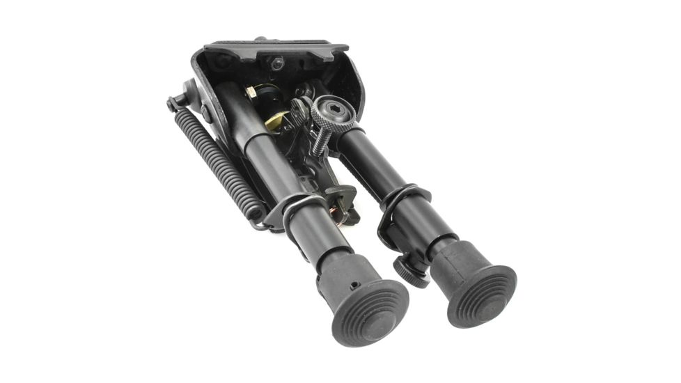 Harris Engineering Ultralight Hinged Base 6-9 Inch Bipod, Black BR