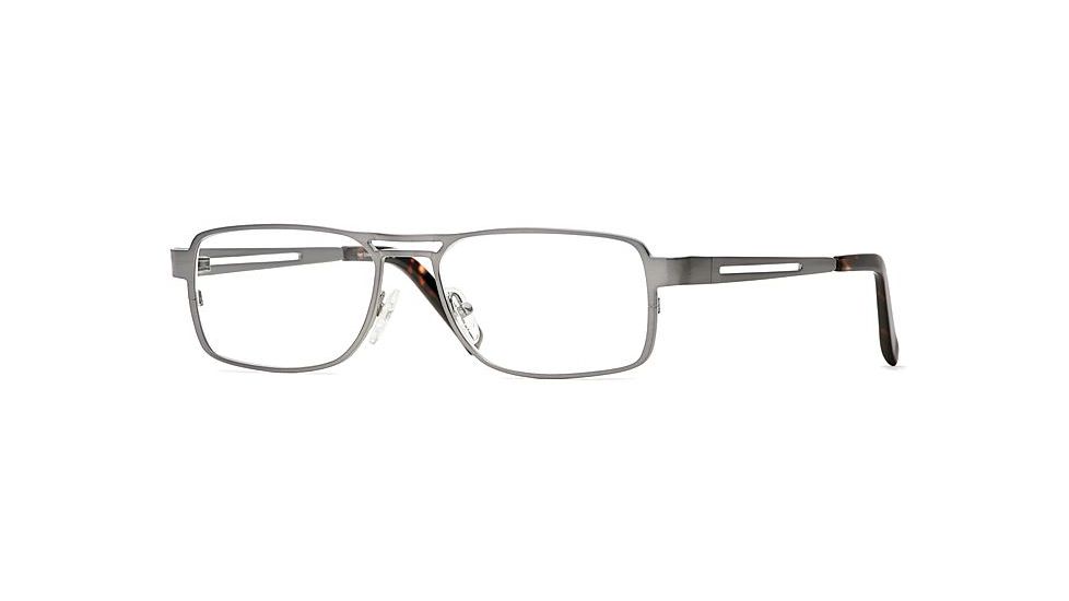 Hart Schaffner Marx HSM 739 SEHS 073900 Single Vision Prescription Eyeglasses - Brushed Pewter SEHS 0739005440 SV