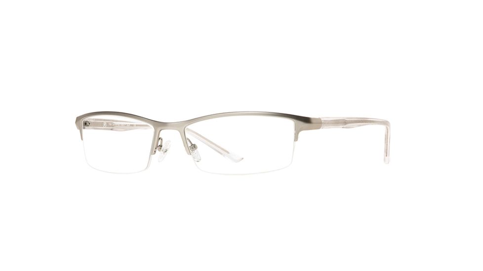 Hart Schaffner Marx HSM 824 SEHS 082400 Bifocal Prescription Eyeglasses - Silver Crystal SEHS 0824006035 SV