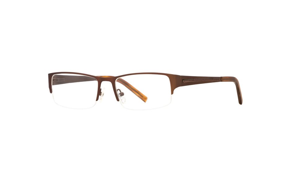 Hart Schaffner Marx HSM 825 SEHS 082500 Single Vision Prescription Eyeglasses - Matte Bronze SEHS 0825005445 BN