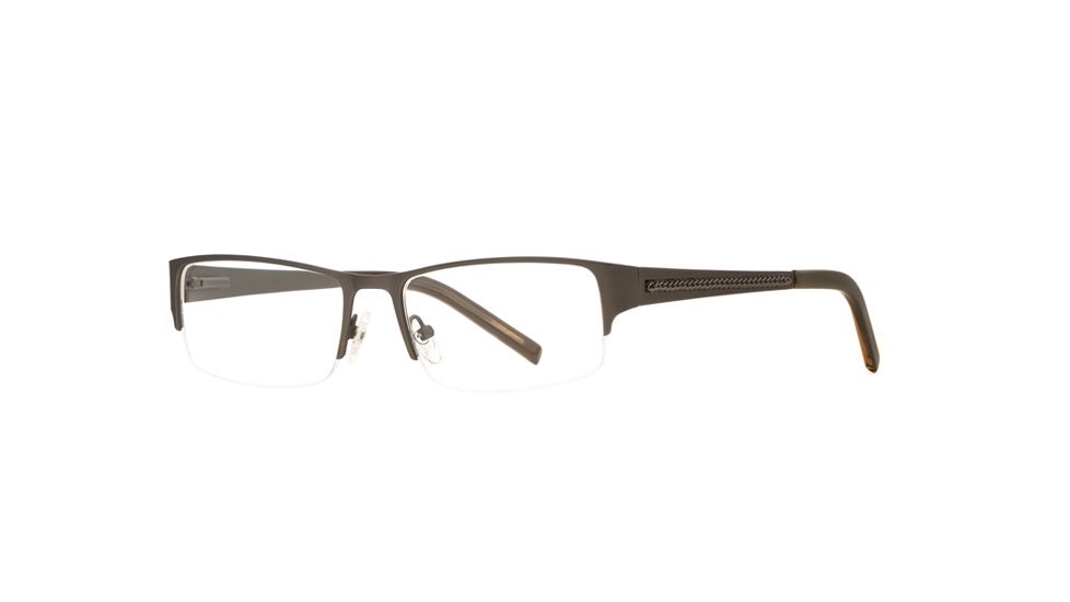 Hart Schaffner Marx HSM 825 SEHS 082500 Single Vision Prescription Eyeglasses - Matte Gun SEHS 0825005445 GM