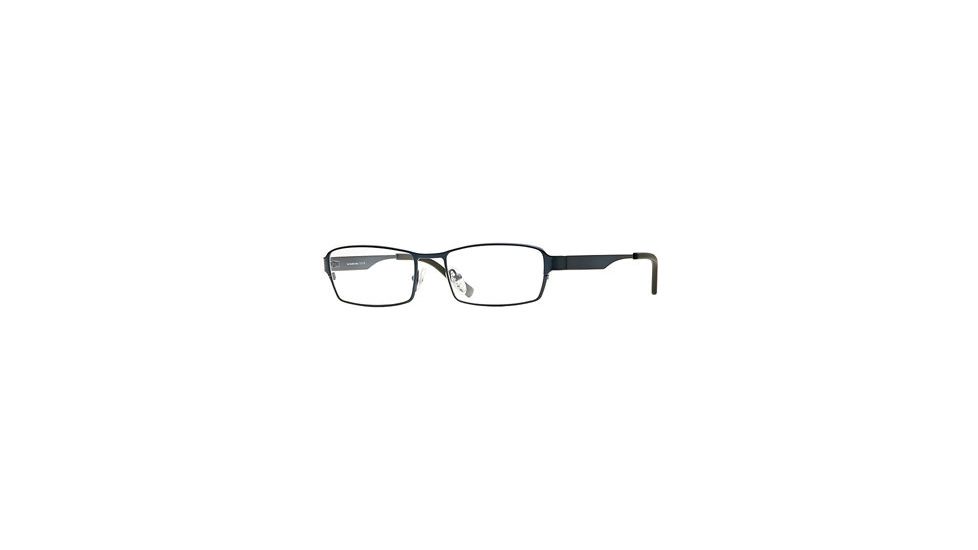 Hart Schaffner Marx HSM T-133 SEHS T13300 Progressive Prescription Eyeglasses - Navy SEHS T133005340 BL
