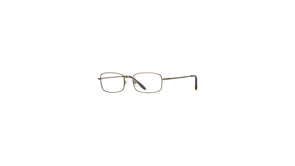 Hart Schaffner Marx HSM T-141 SEHS T14100 Single Vision Prescription Eyewear - Brushed Brown SEHS T141005750 BN