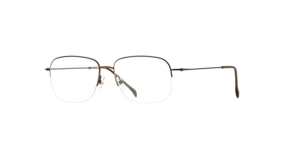 Hart Schaffner Marx HSM T-143 SEHS T14300 Progressive Prescription Eyeglasses - Brown SEHS T143005750 BN