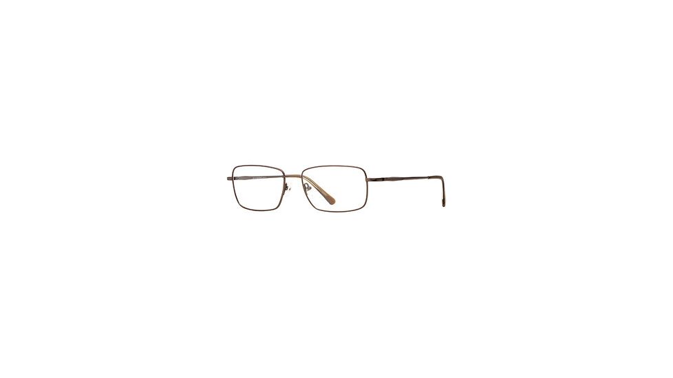 Hart Schaffner Marx HSM T-144 SEHS T14400 Single Vision Prescription Eyeglasses - Brown SEHS T144005745 BN