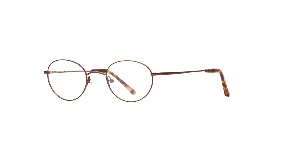 Hart Schaffner Marx HSM T-148 SEHS T14800 Eyeglass Frames - Matte Brown SEHS T148004745 BN
