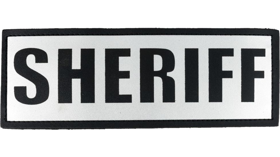 Hatch ID Sheriff Reflective Label - 6596 - Black/White 1010864