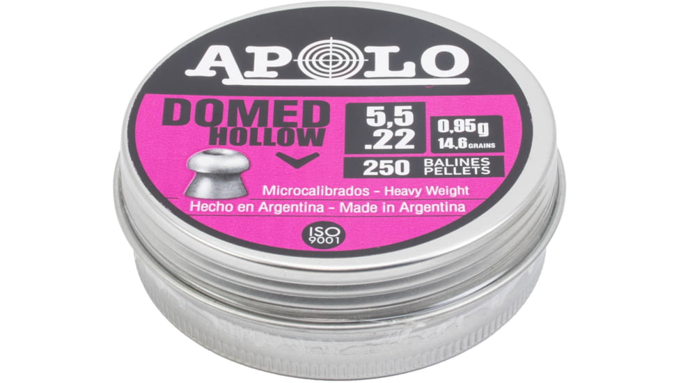 Hatsan Apolo .22 Domed Hollow 14.6 Grain 250 Pack