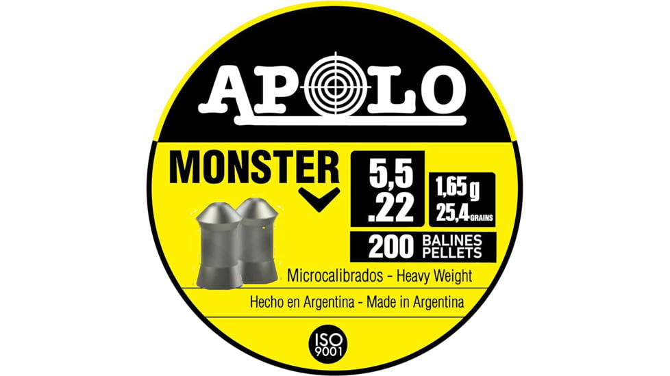 Hatsan Apolo .22 Monster 25.4 Grain 200 Pack