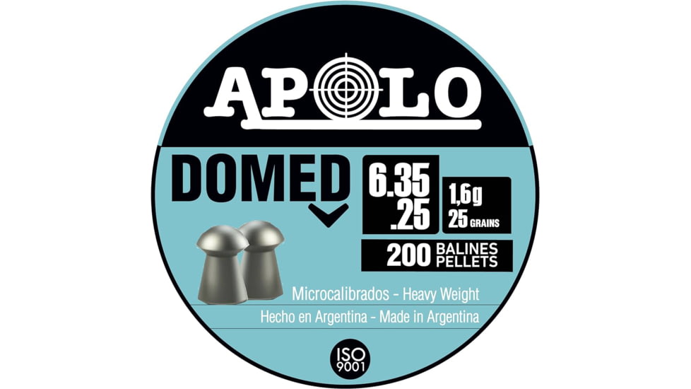 Hatsan Apolo .25 Domed 25 Grain 200 Pack