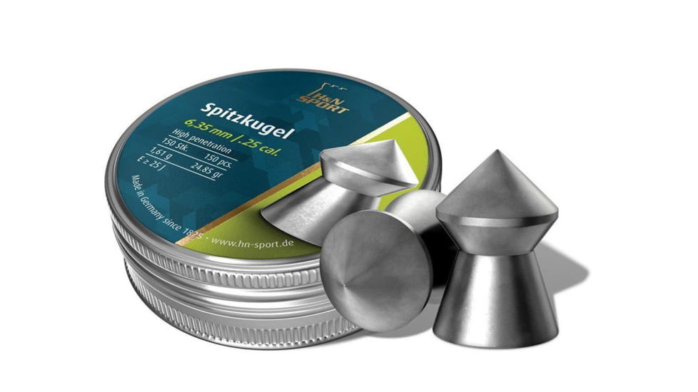 Hatsan H&amp;N Spitzkugel .25 cal.- per 150, 94146350001