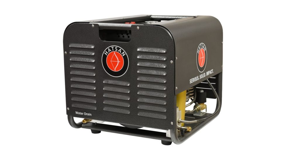 Hatsan TactAir Lightning PCP Compressor - 2 Cylinder, 4500 PSI, 110V, Black HA91000