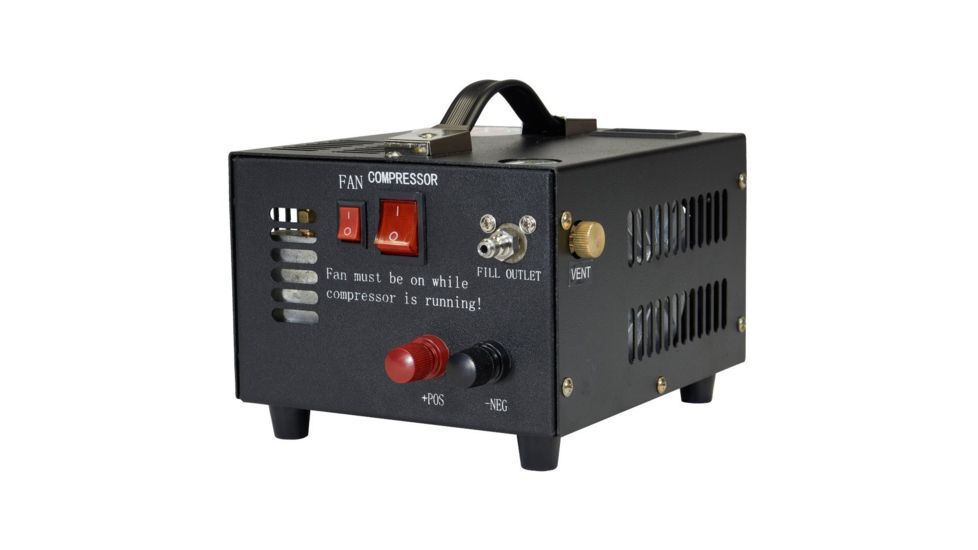 Hatsan TactAir Spark Portable PCP Compressor - 4500 PSI, 12V, Black, HA91005
