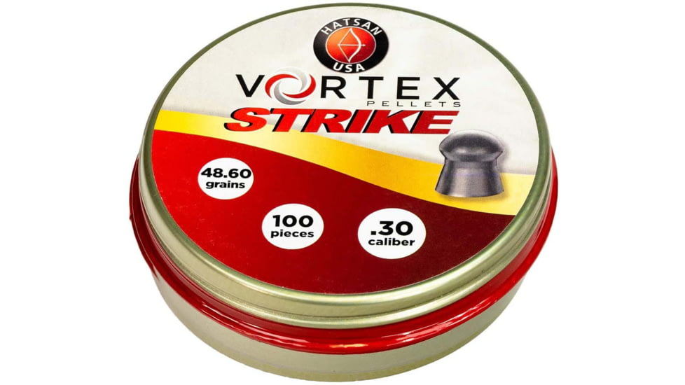 Hatsan Vortex Strike Pellets .30 48.60gr, 100 Rounds, HA90643