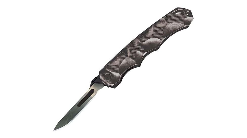 Havalon Piranta-Stag Folding Knife, Box, Black, XTI-60ASTAGBLK