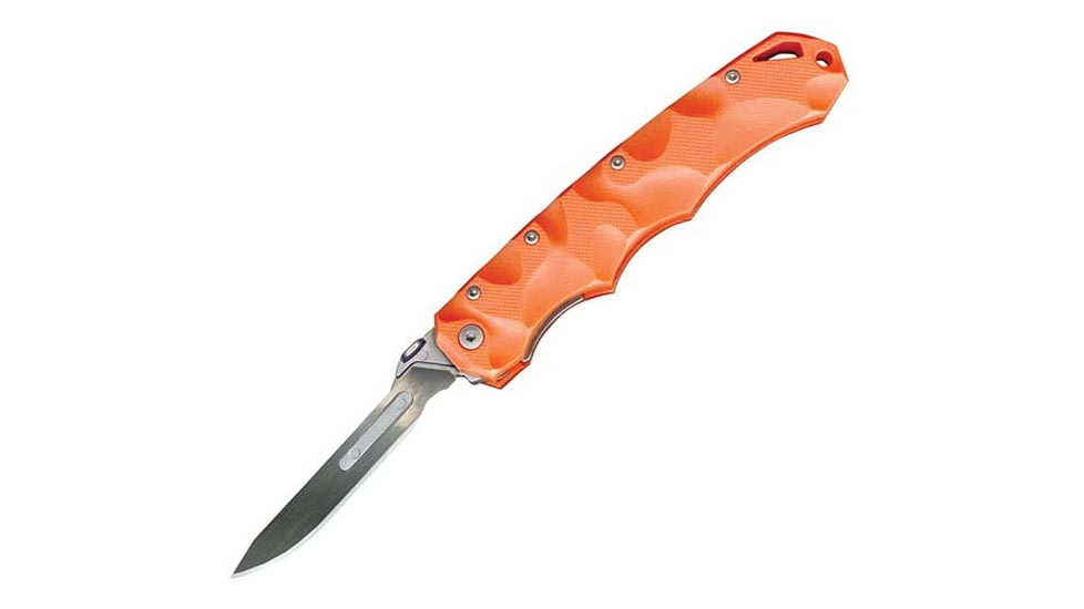 Havalon Piranta-Stag Folding Knife, Box, Orange, XTI-60ASTAGO