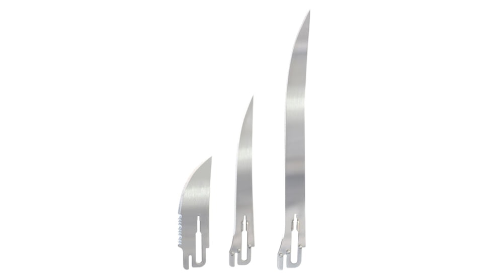 Havalon Talon Fish Pack Replacement Blades, 7 inch Fillet/5 inch Fillet/3 inch Partially Serrated, Stainless Steel, HSC57SXT3