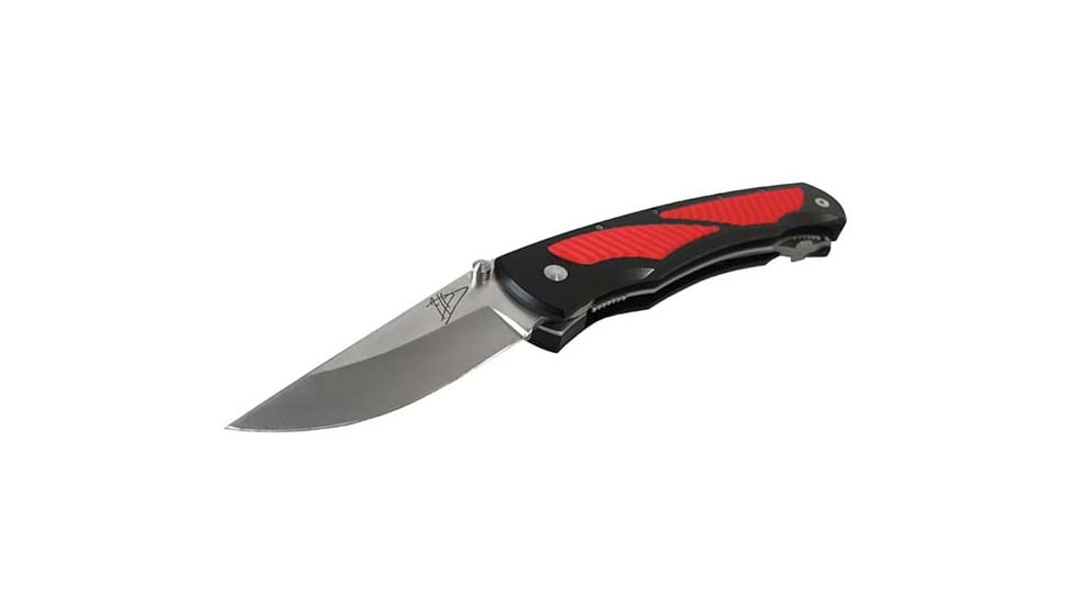 Havalon Titan Jim Shockey Signature Series Folding Knife, Box, Black/Red, XTITRED