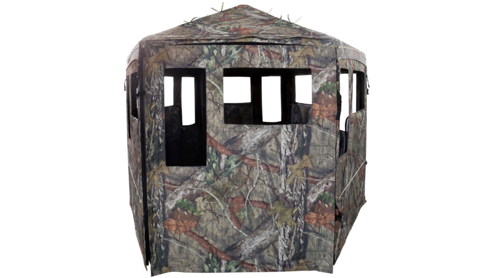 Hawk Treestands Bunker Hunting Blind, Mossy Oak/Blackout, HWK-DOX-BNK400
