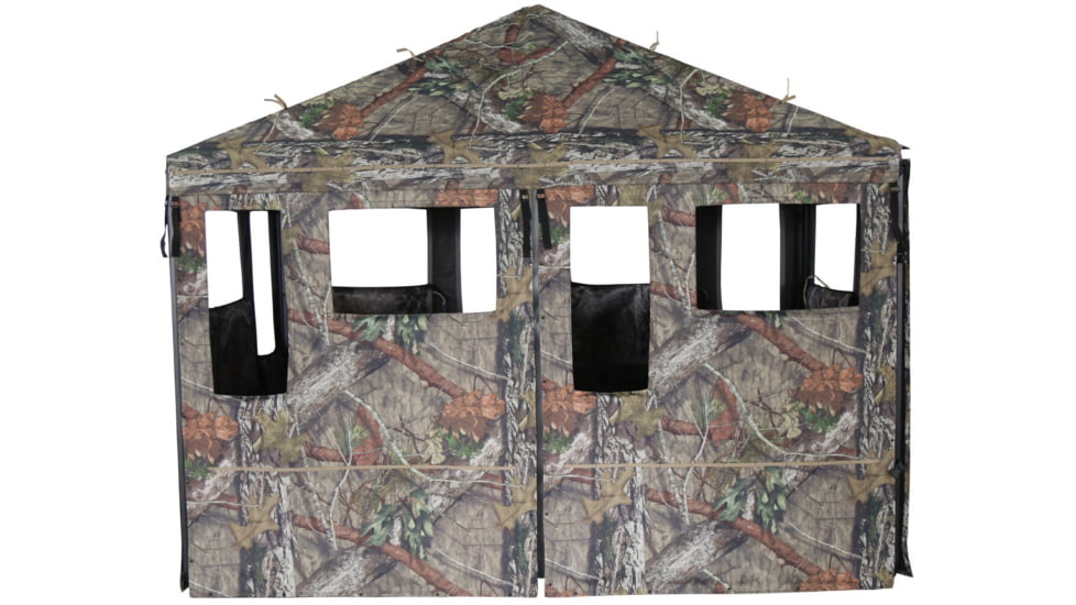 Hawk Treestands Bunker Hunting Blind, Mossy Oak/Blackout, HWK-DOX-BNK400