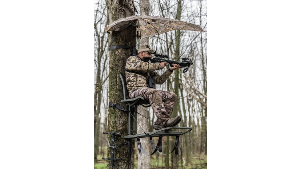 Hawk Treestands Helium Kickback Hang-On Tree Stand, HWK-2033