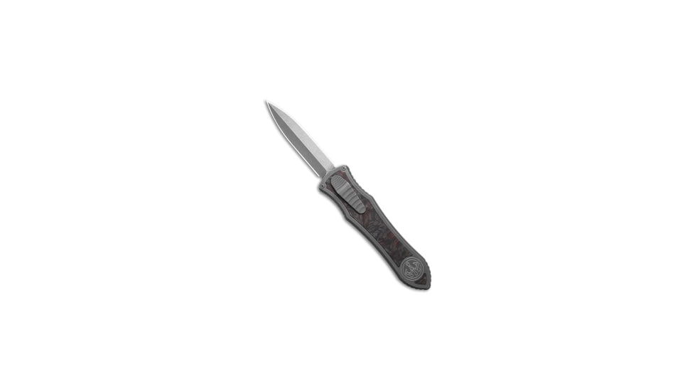 Hawk Knife Designs G&amp;G Hawk Custom Deadlock Model C D/A OTF Auto Knife Ti/CF Red 3.5" SW 2025, Gray/Red, Bohler M390, adult, BHQ-214445