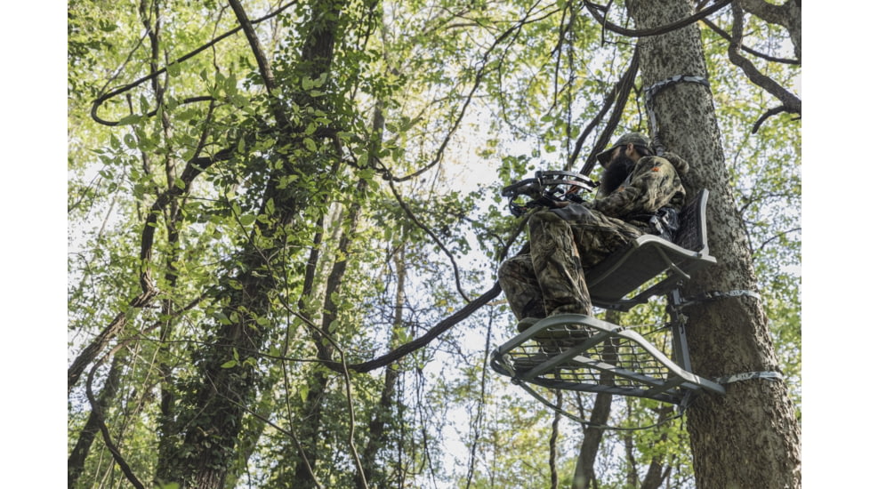 Hawk Treestands Rival Lite Hang-On w/ Seat, Black, HWK-ULHOS