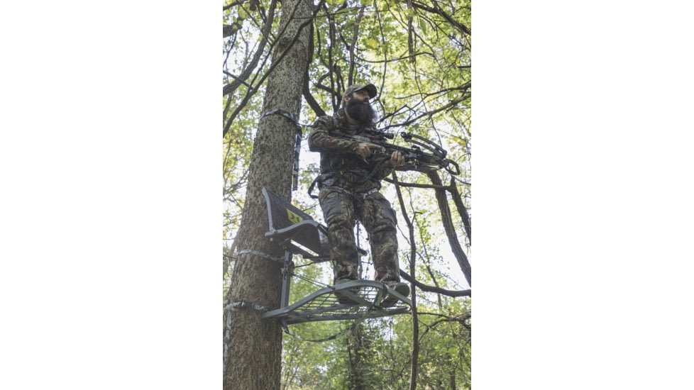 Hawk Treestands Rival Lite Hang-On w/ Seat, Black, HWK-ULHOS